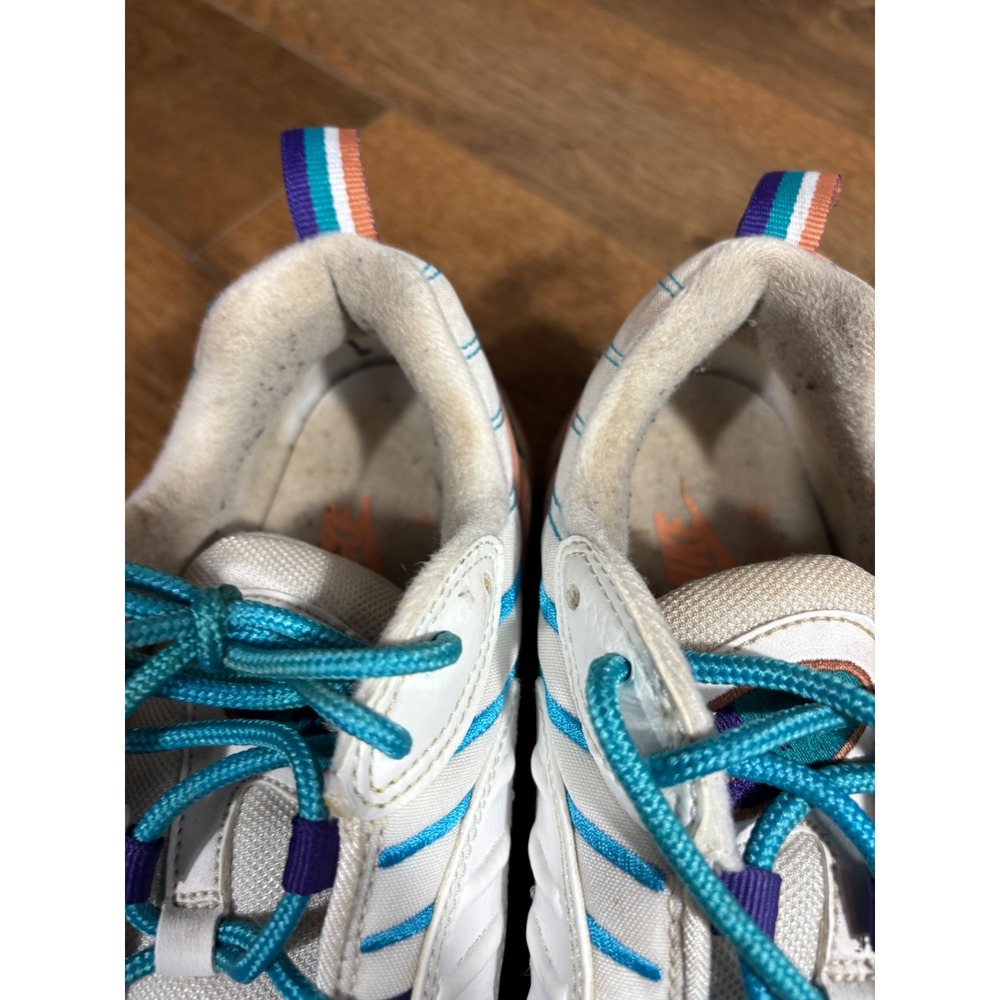 Nike‎ Air Max 98 SE Shoes White Teal Purple Orange Swoosh Size 7Y - Picture 8 of 12